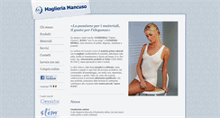 Desktop Screenshot of maglieriamancuso.com